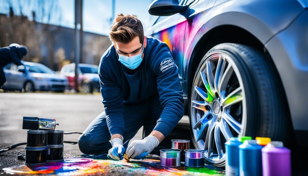 jak pomalować felgi sprayem